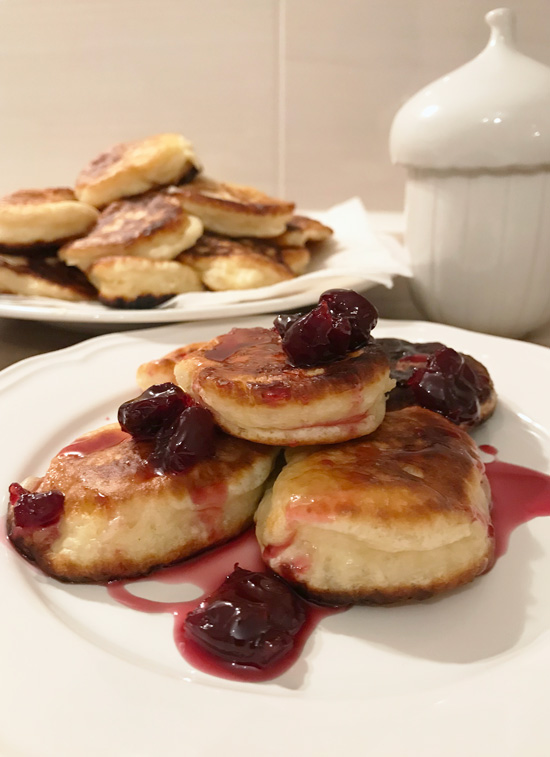 Pancakes on kefir