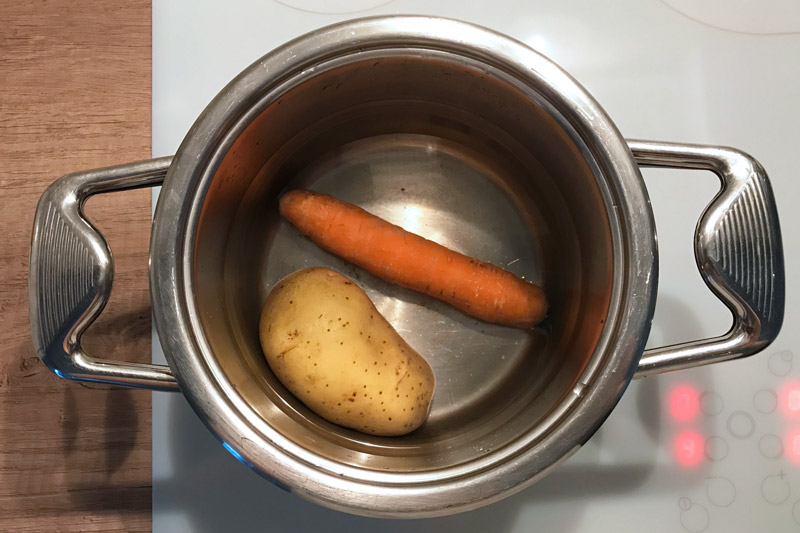 Vegetables cooking