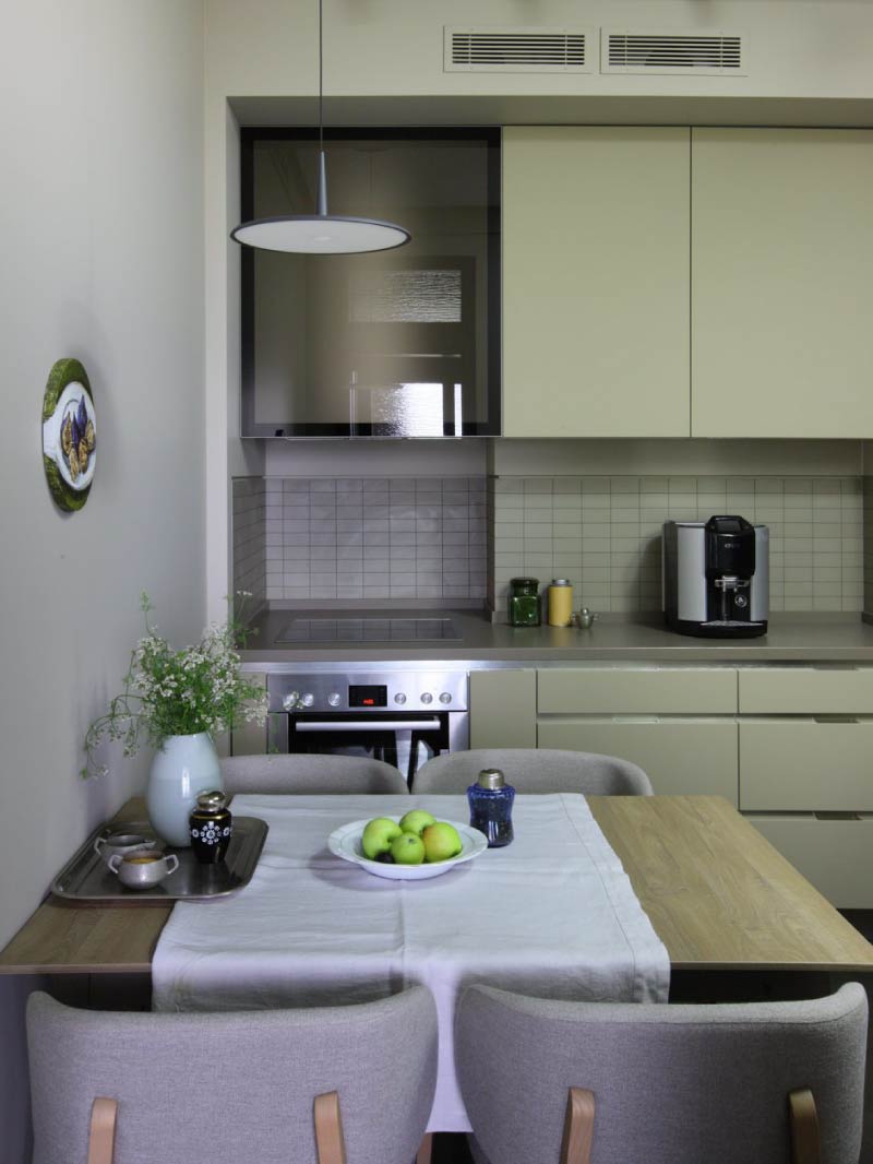 Modern olive kitchen