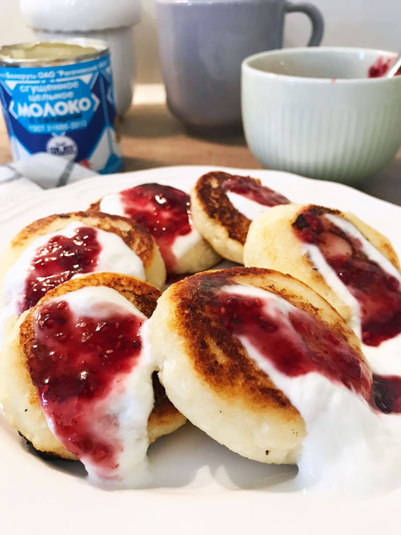 Gâteaux au fromage sur le leurre