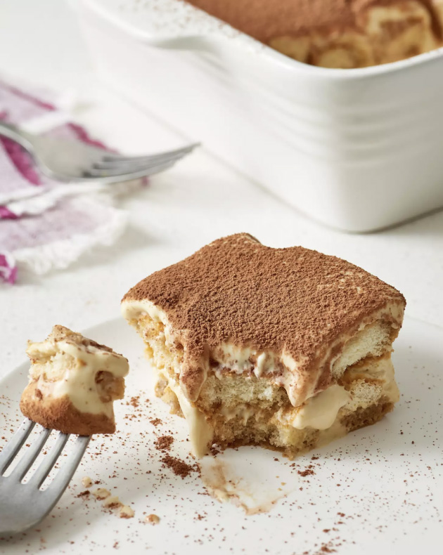 Tiramisu stykke